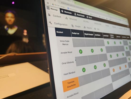 Évaluation en direct